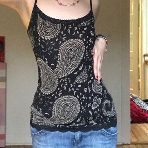 Indie lace tank top